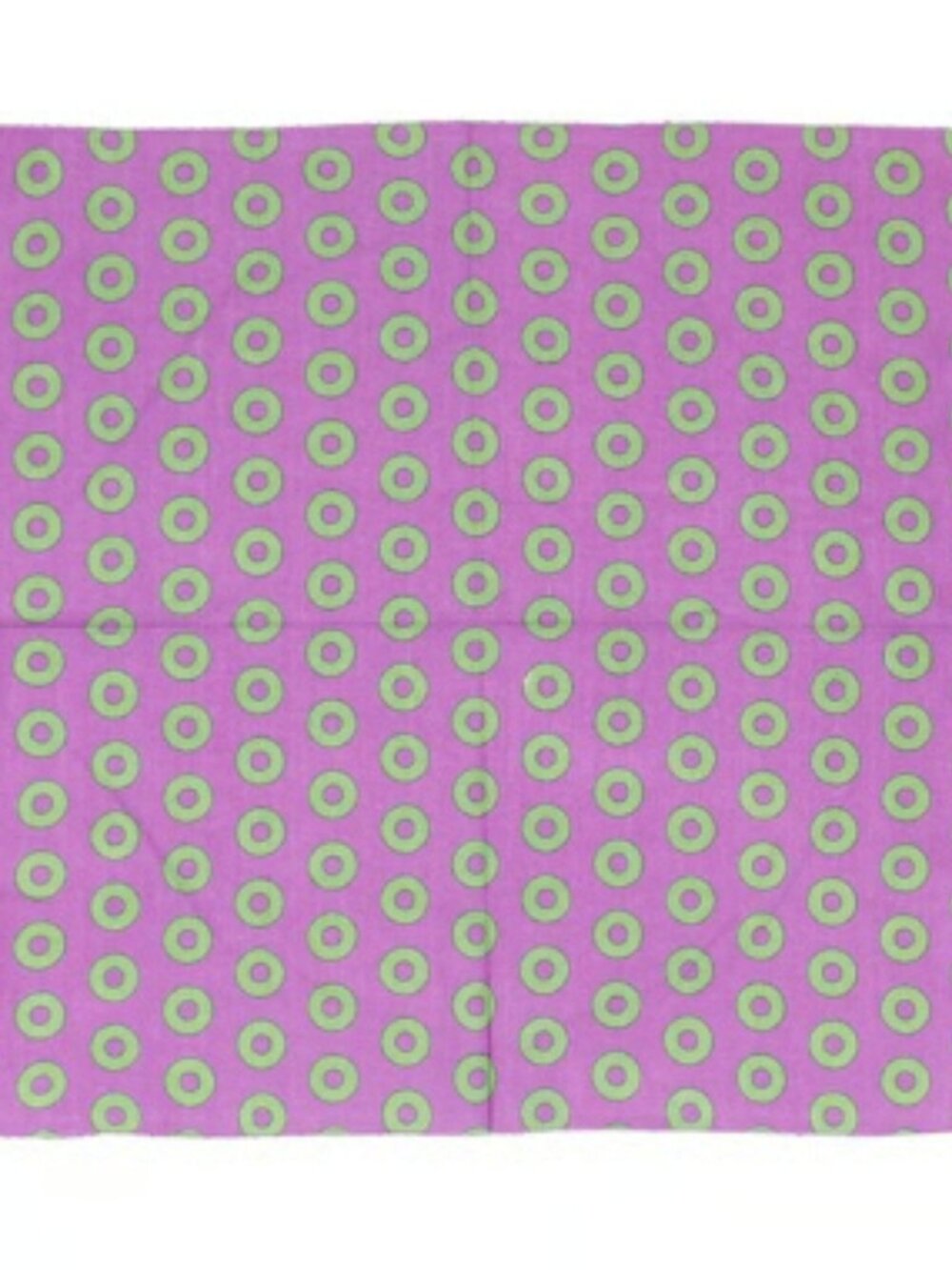 Phish Purple w/Green Donuts Bandana ~ 22" x 22" ~ Cardstock Hanger ~ Brand New!